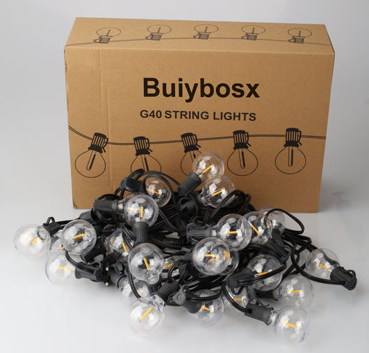 Buiybosx LED Outdoor string lights；String lights for festive decoration, Eectric lights for Christmas trees; Fairy lights for festive decoration