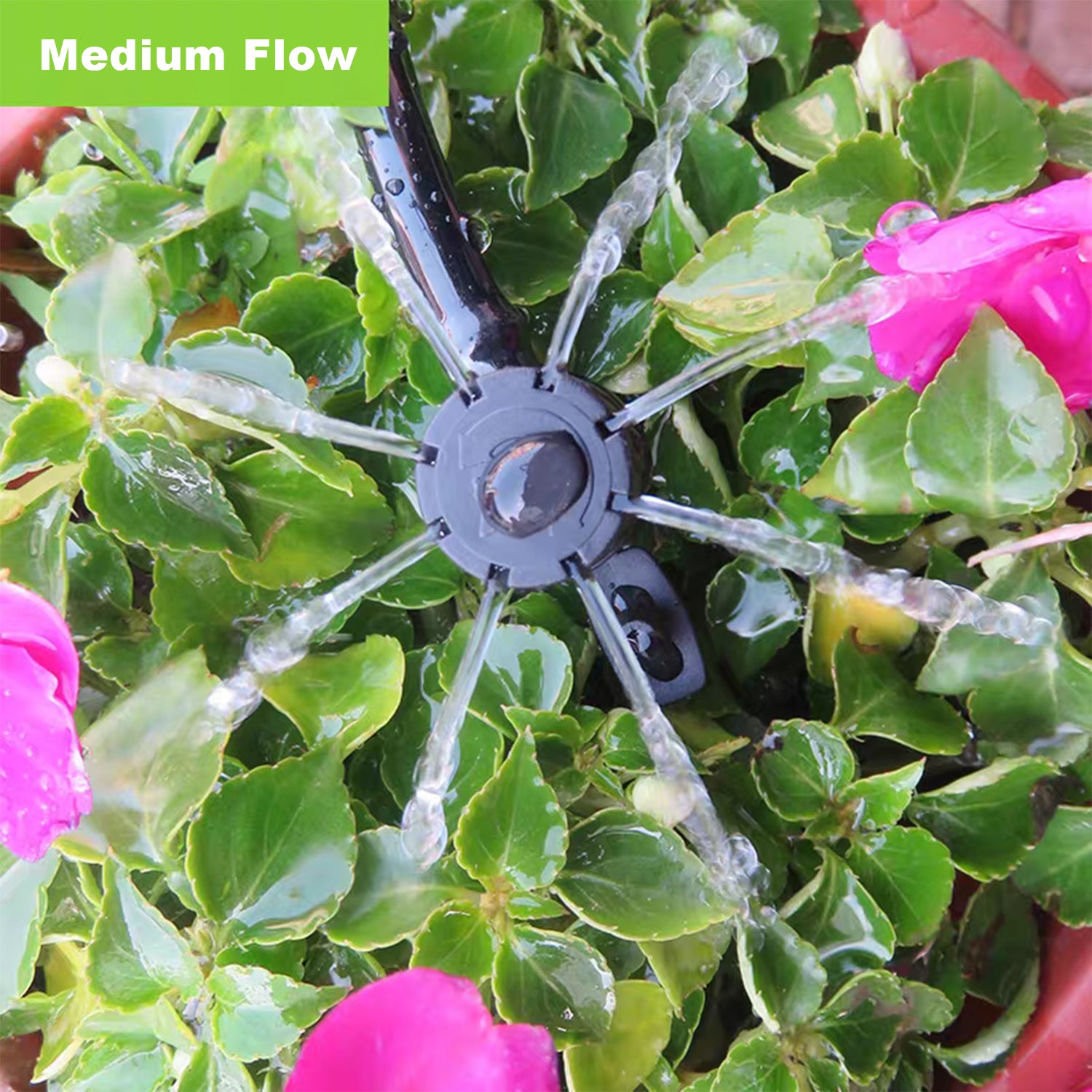 Irrigation sprinklers 12PCS 360° Drip Irrigation Emitters, Adjustable Drippers for 1/4 Inch Tubing, Sprinkler Heads