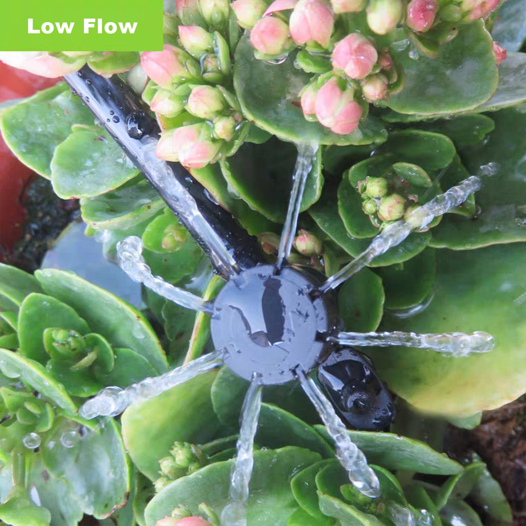 Irrigation sprinklers 12PCS 360° Drip Irrigation Emitters, Adjustable Drippers for 1/4 Inch Tubing, Sprinkler Heads