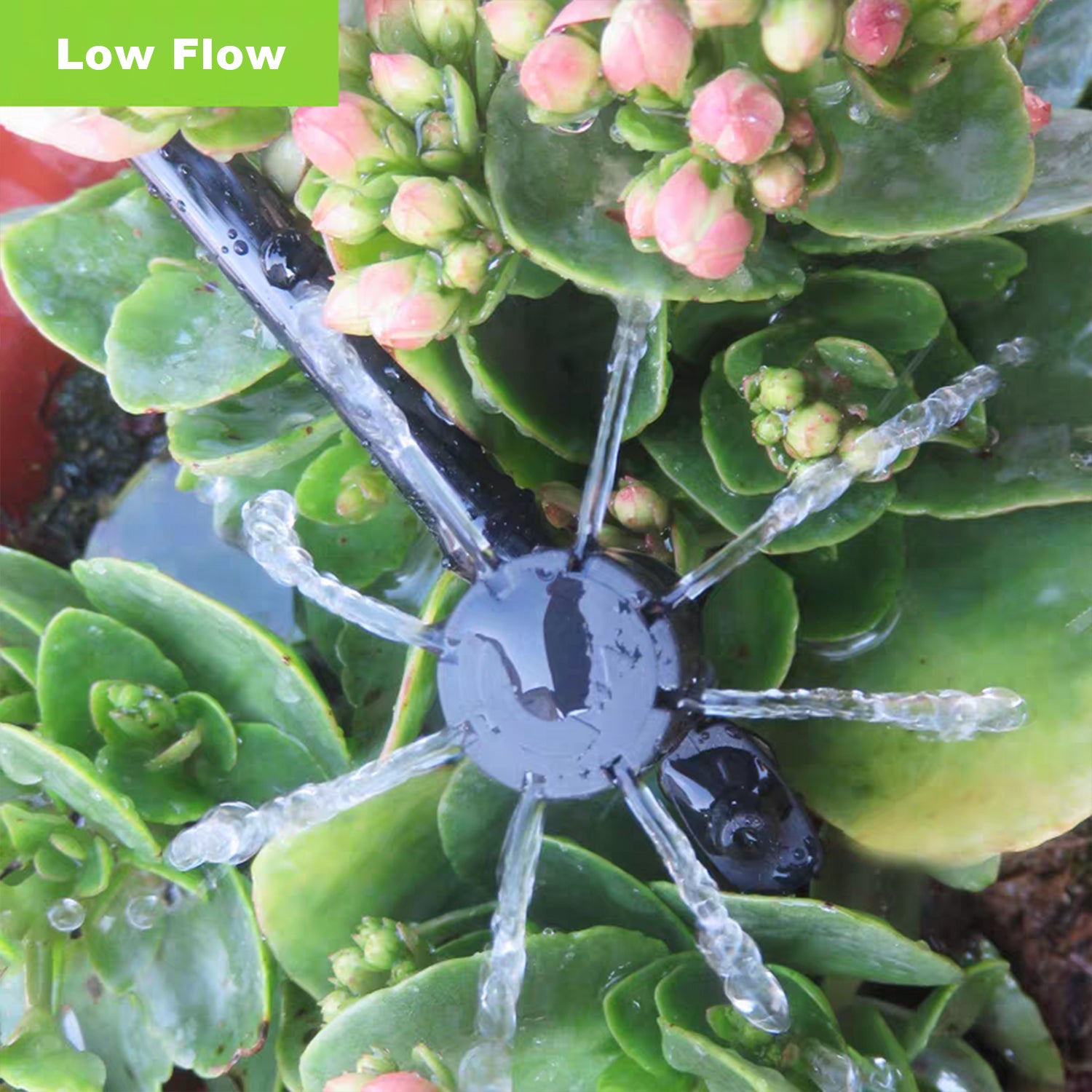 Irrigation sprinklers 12PCS 360° Drip Irrigation Emitters, Adjustable Drippers for 1/4 Inch Tubing, Sprinkler Heads