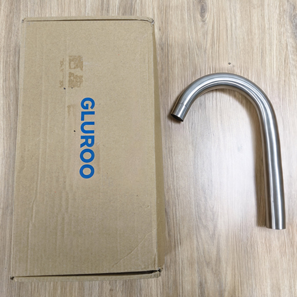 Water faucet spout Kitchen Faucet Spout Replacement, High Arc Swivel Water Outlet, Brushed Stainless Steel Finish